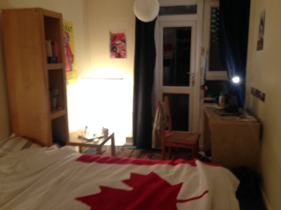 Bedroom 1 with small terrasse.