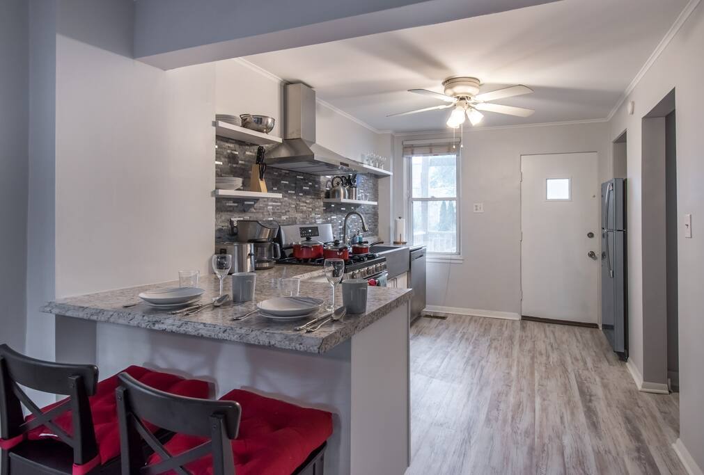 Breakfasts will always be lively around the kitchen