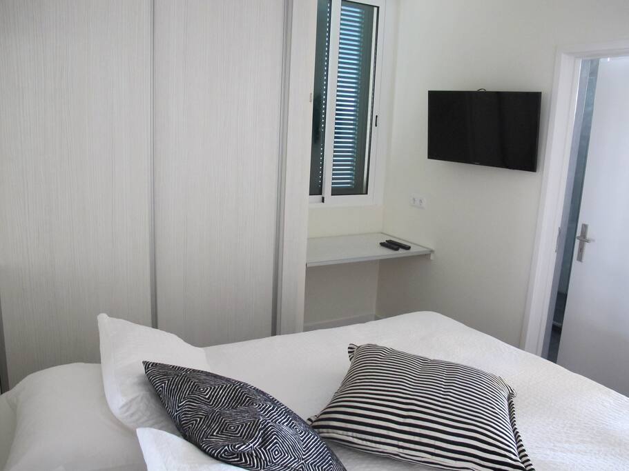 Sleeping area and working desk