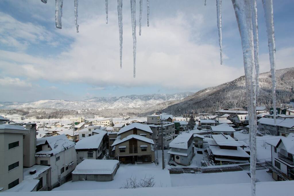 Amazing Views across the Valley from Villa Nozawa