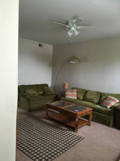 Entrance into the living room.