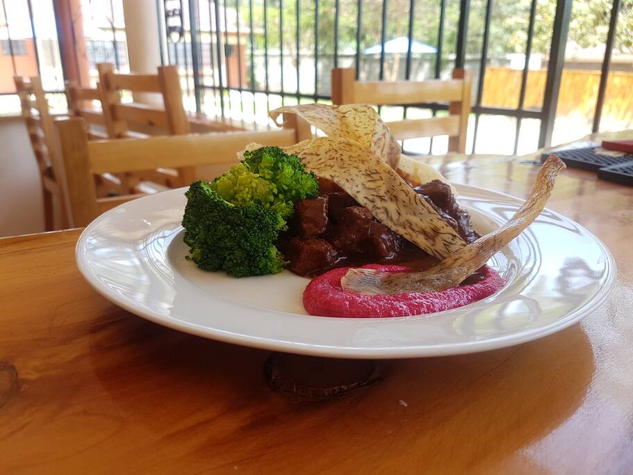 Beef ragout.