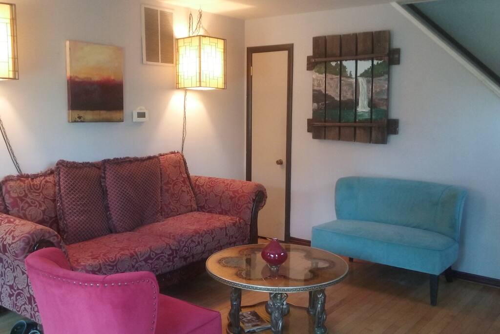 Living room where you never know how the conversation will turn