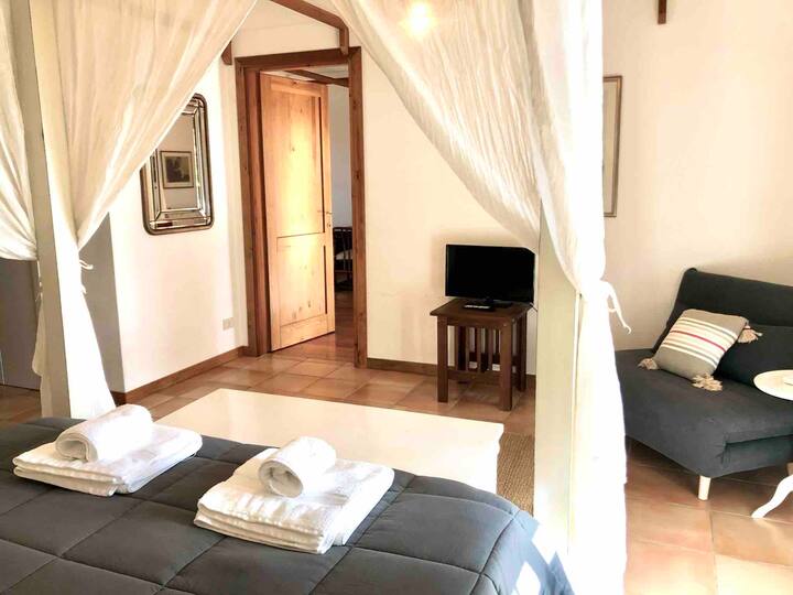 Lovely apartment with fabulous view north of Rome