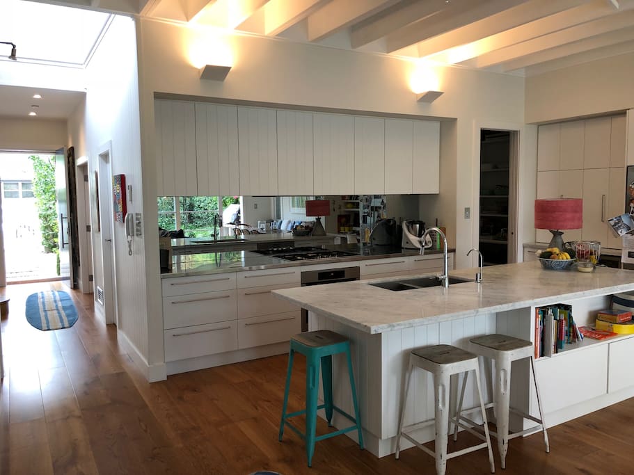 Open plan kitchen