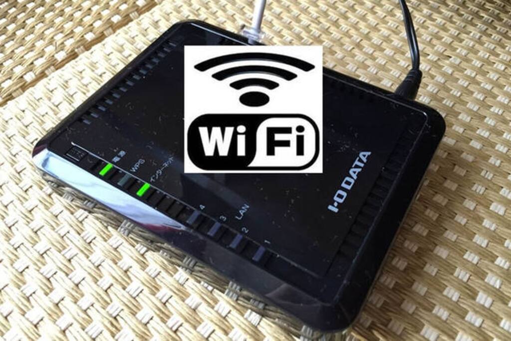 無料の固定Wi-Fi
LANケーブル接続も可能