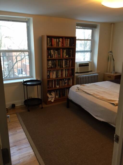 View from the entrance to the bedroom