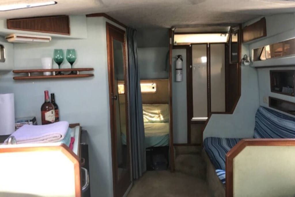 Cabin view from bow bed