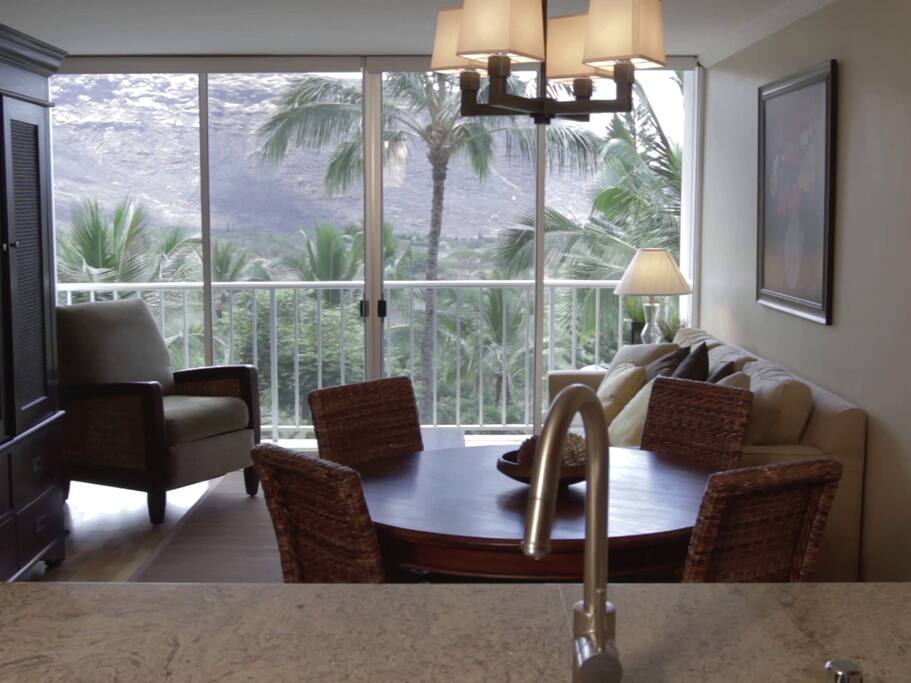 View from kitchen.