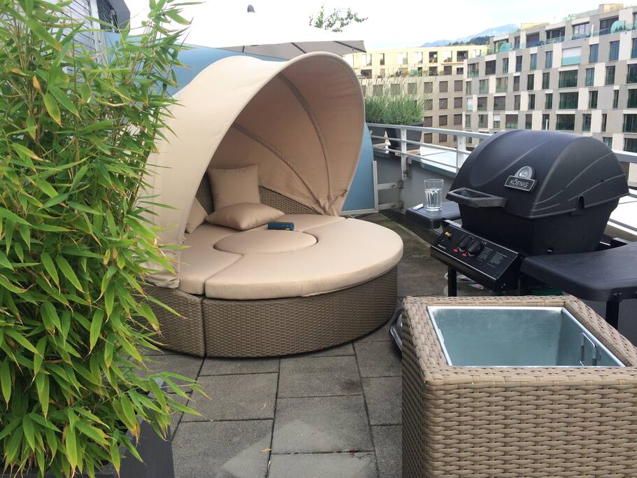 Sonneninsel und Grill