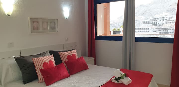 วิวจากการตกแต่งภายในห้องนอนใหญ่