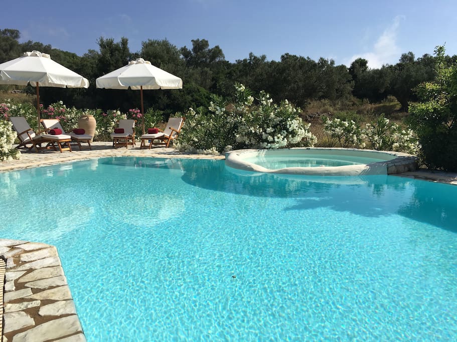 We are surrounded by unspoiled nature mainly old olive groves.