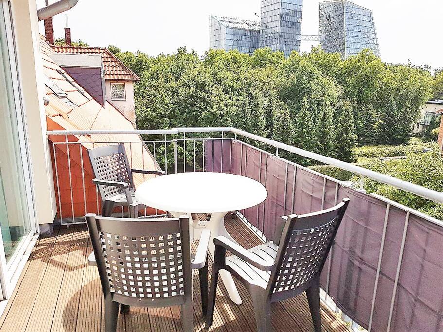 Süd-West Balkon