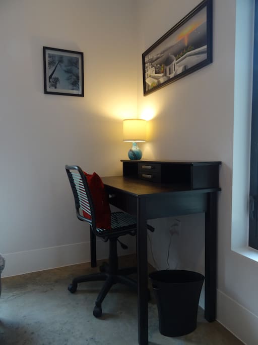 Desk/Work Area in Bedroom