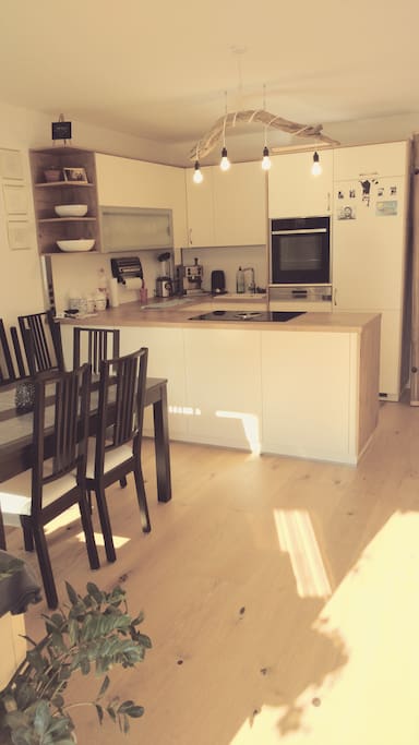 This is the kitchen, which is fully equipped and also includes a dishwasher that you should feel free to use :)