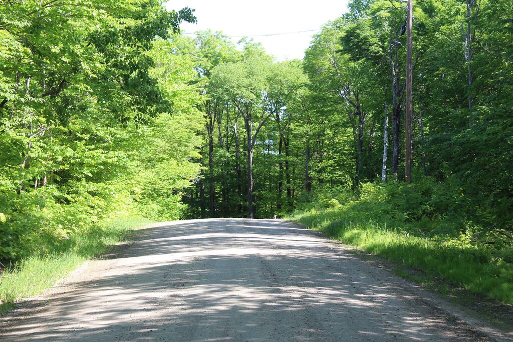 Up the mountain road
