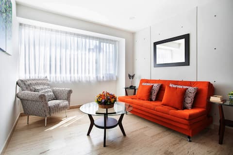 Successful Airbnb property: Modern and cozy apartment south of Mexico City in Jardines Del Pedregal