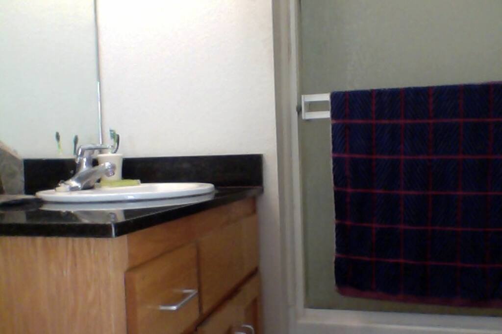Full bath in studio apt