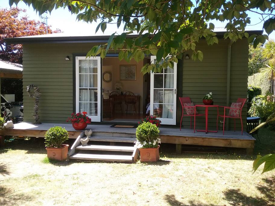 View of garden room with parking infront