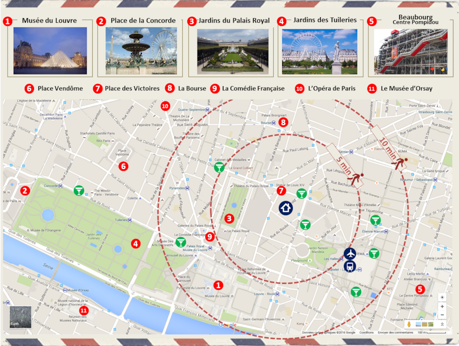 Le plan du quartier