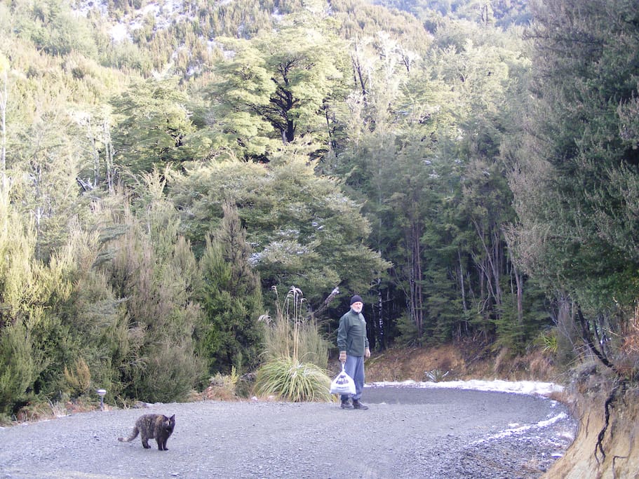 Taking out the rubbish with company