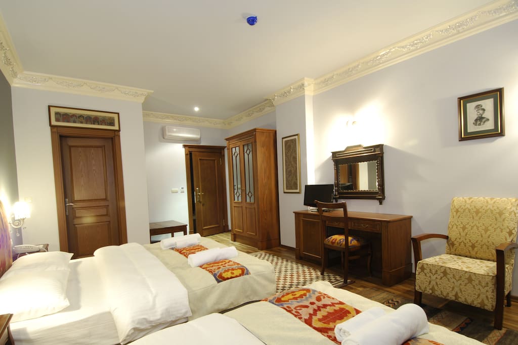 Nicely Decorated with Traditional Rugs & Modern Furniture