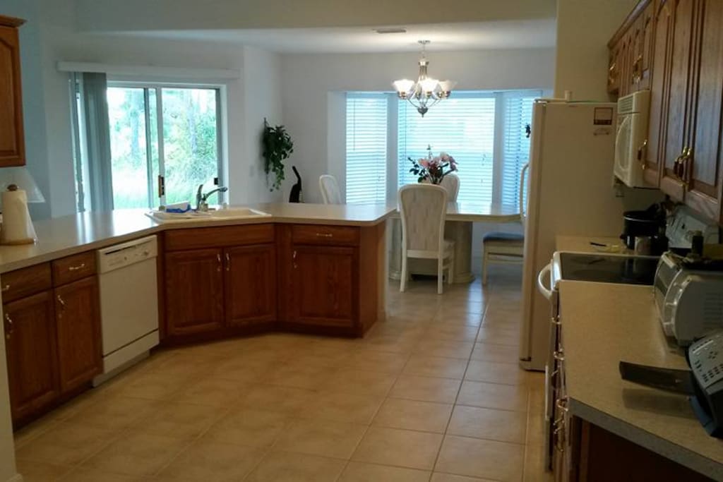 Large kitchen with dishwasher/garbage disposal
