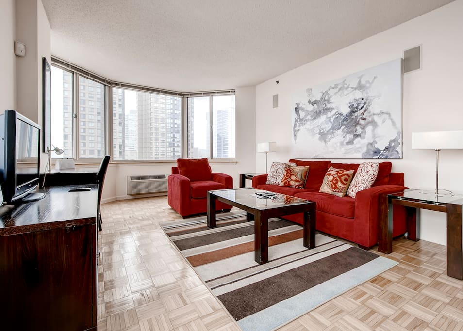 Fully Furnished Living Room
