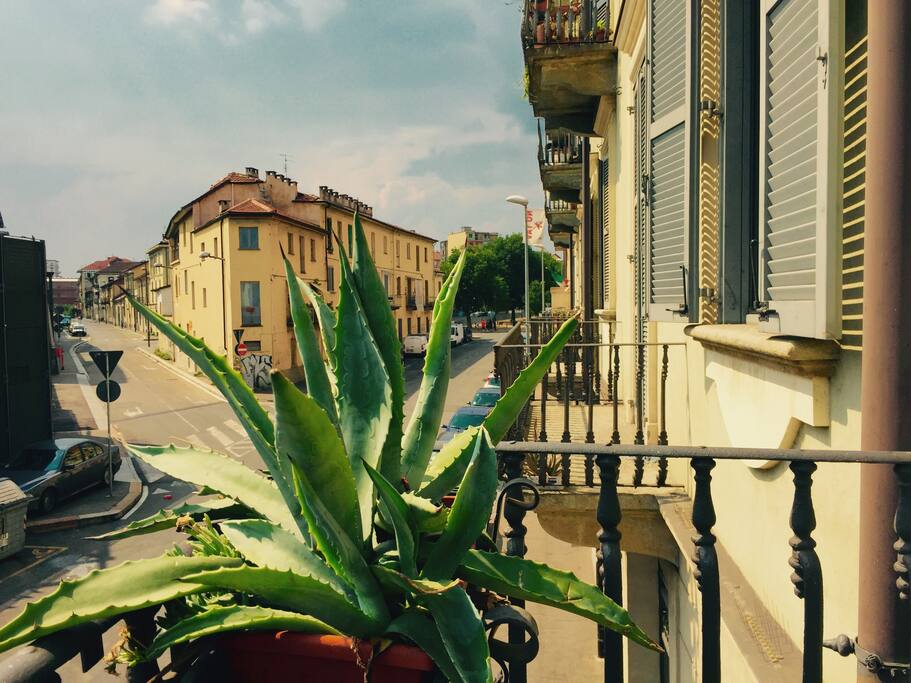 Vista dal balcone