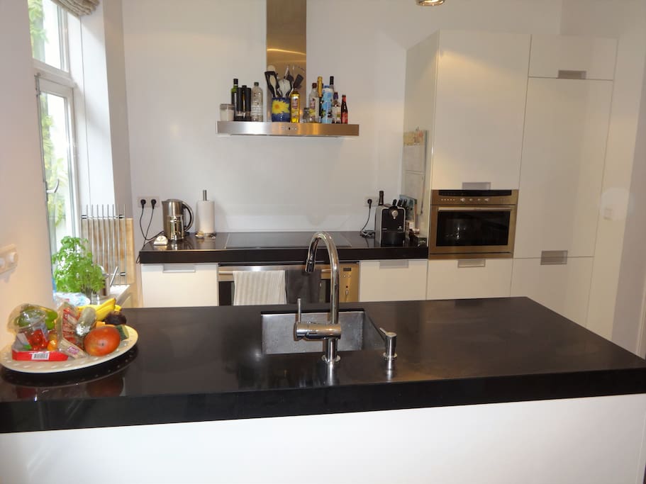 Modern open kitchen
