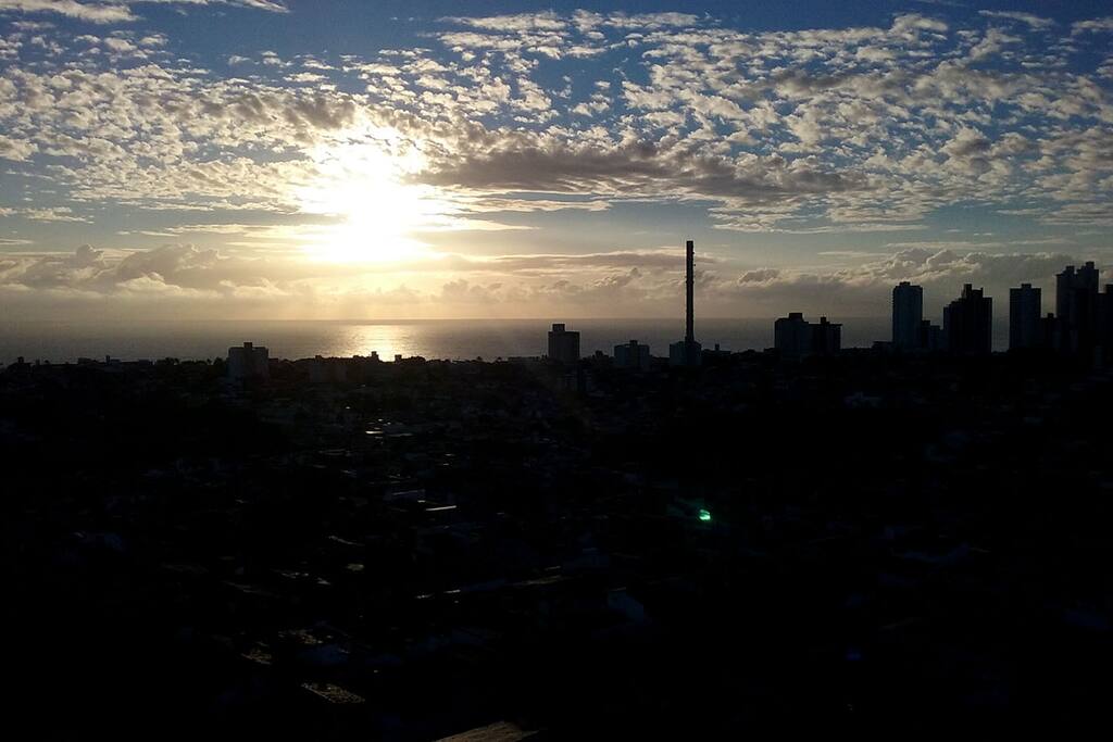 Nascer do sol varanda