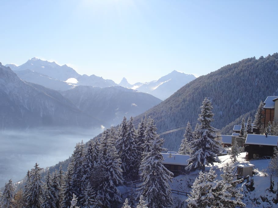 Aussicht auf die berühmtesten Schweizer Berge