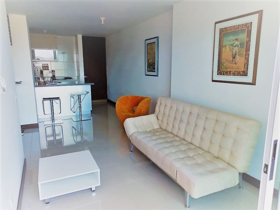 living room and dining room