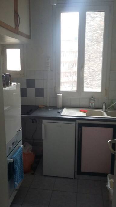 Kitchen with oven and everything necessary