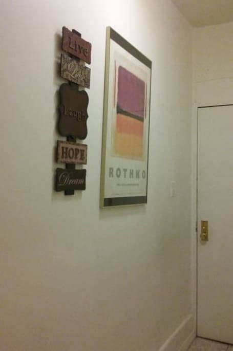 Hall way inside apartment