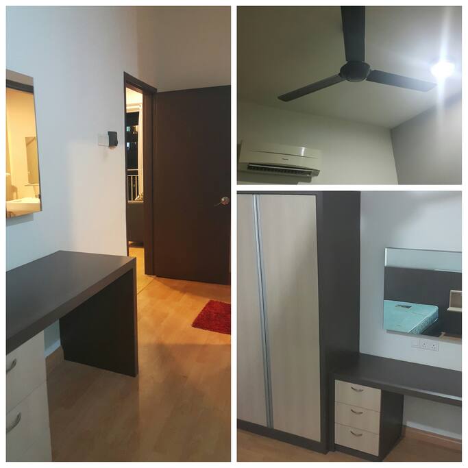 1st bedroom with 2 single bed
