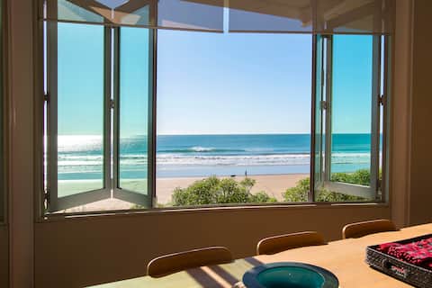 Beachfront House on Wainui Beach