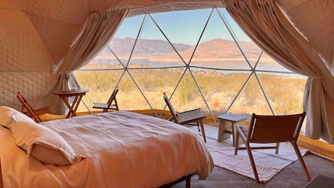 Propiedad de Airbnb exitosa: Dome Homes in Potrerillos. "Carancho" en Departamento Las Heras