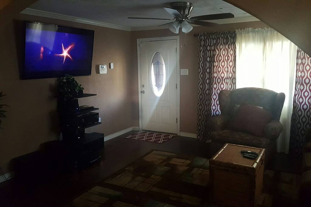 60" with surround sound