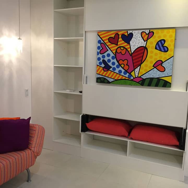 Copacabana Desingnedflat 30m Praia 24hrs Posto2 - Rio de Janeiro