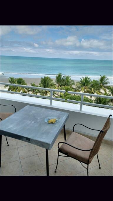 Balcon con vista al mar