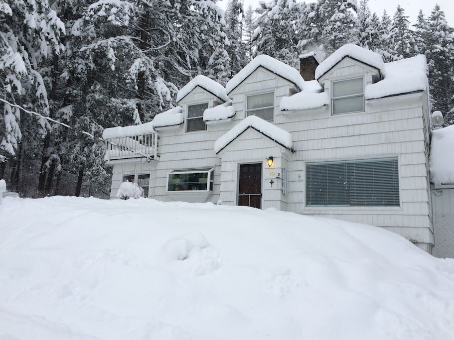 Idle Day Cottage in winter. Bring your skis!!