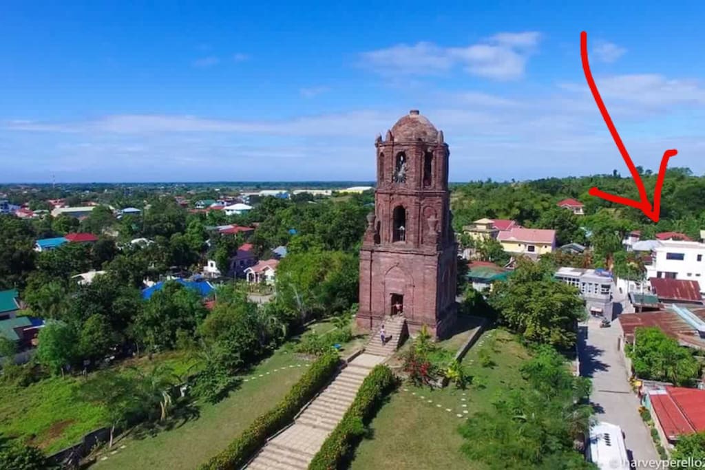 Glasshouse location is footsteps away from the famous "Bantay Bell Tower"