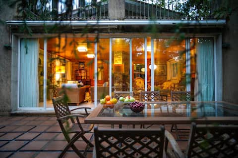 Country house in a large forest a short distance from Santiago