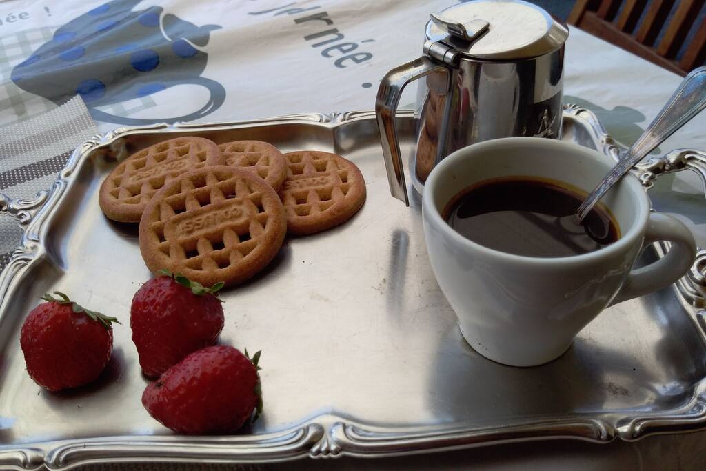 Un buon caffè in veranda...