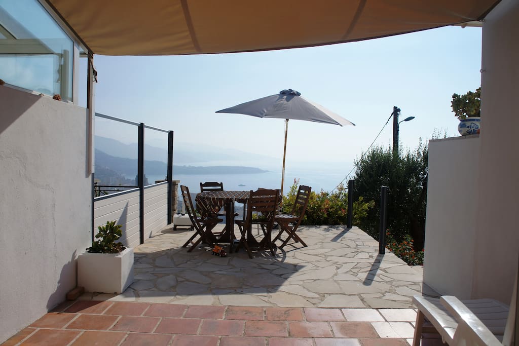 Terrasse Vue du salon