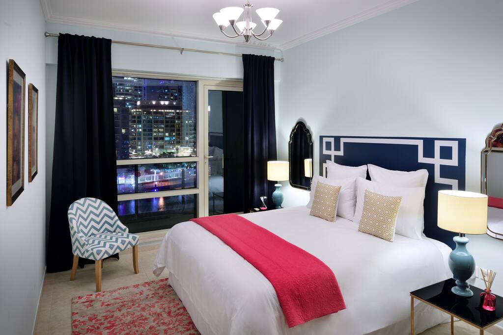 Guest Bedroom with balcony