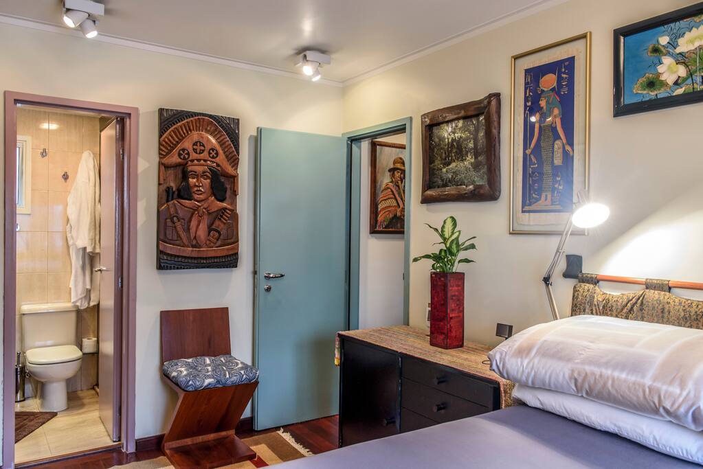 View of Suite. In the background is private bathroom only accessible through Suite.
