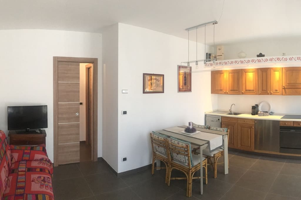 Soggiorno living e cucina