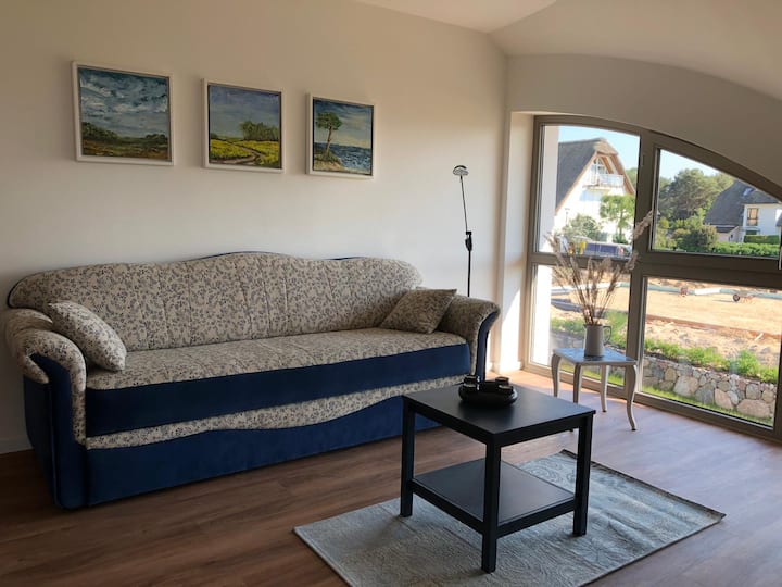 Wohnzimmer mit Schlafcouch 1.20 m
